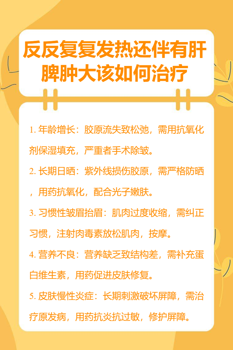 反反复复发热还伴有肝脾肿大该如何治疗_有问必答_快速问医生